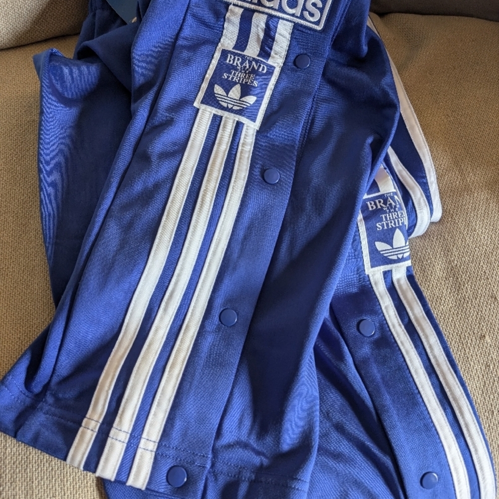 Adidas Blue Track Pants M